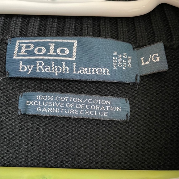 Polo by Ralph Lauren Quarter-Zip Pullover Zip Rib Sweater - Picture 3 of 6